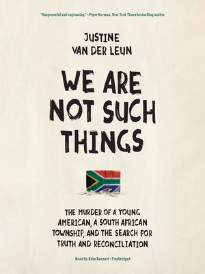 cover image of We Are Not Such Things